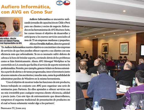 Aufiero, con AVG en Cono Sur